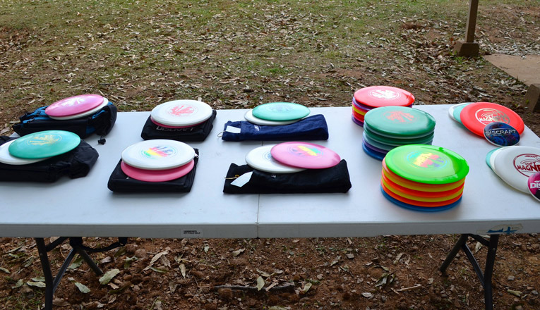 disc on table